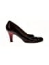 Anyi Lu Animal Print Burgundy Brown Heels Size EU 37 - photo 1