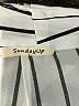 SundayUp 100% Polyester Stripes Silver Casual Pants Size L - photo 7