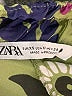Zara Print Green Casual Pants Size XS - photo 3