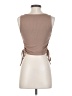 Shein 100% Polyester Brown Sleeveless T-Shirt Size S - photo 2