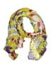 Unbranded Floral Yellow Scarf One size - photo 1