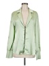 Eye Candy Green Long Sleeve Blouse Size M - photo 1