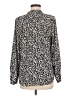 Ann Taylor LOFT Animal Print Black Long Sleeve Blouse Size M - photo 2