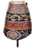 Zara Paisley Blue Purple Casual Skirt Size XS - photo 1