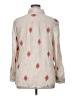 Chico's 100% Rayon Hearts Ivory Long Sleeve Button-Down Shirt Size XL (3) - photo 2