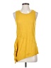 Trouve Yellow Sleeveless Top Size S - photo 1