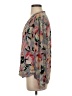 Eight Sixty 100% Polyester Floral Gray Long Sleeve Blouse Size S - photo 5