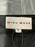 MIOU MUSE Solid Black Denim Skirt Size M - photo 4