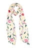 Unbranded Floral Ivory Tan Scarf One size - photo 1