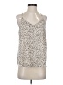 Olivia Grey Ivory Sleeveless Blouse Size XS - photo 1