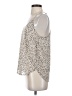 Olivia Grey Ivory Sleeveless Blouse Size XS - photo 5