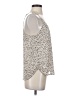 Olivia Grey Ivory Sleeveless Blouse Size XS - photo 4