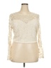B. Darlin Ivory Long Sleeve Blouse Size 20 - 21 - photo 1