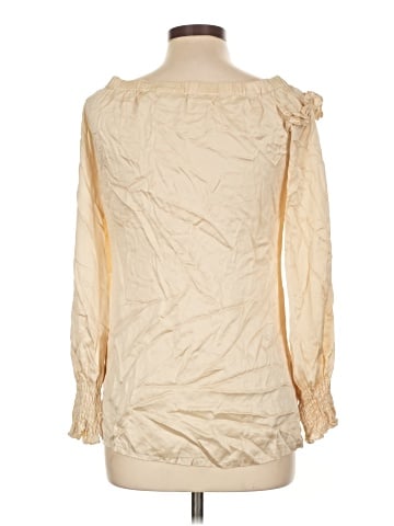 Newport News Long Sleeve Silk Top (view 2)