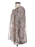 CAbi 100% Polyester Silver Long Sleeve Blouse Size S - photo 5