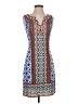 Hale Bob Print Blue Casual Dress Size XS - photo 1