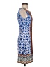 Hale Bob Print Blue Casual Dress Size XS - photo 4