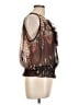 Desigual Brown Black 3/4 Sleeve Blouse Size L (estimated) - photo 4