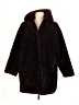 DKNY 100% Polyester Burgundy Brown Coat Size 0X (estimated) - photo 1