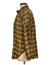 Ann Taylor LOFT Plaid Gold Long Sleeve Button-Down Shirt Size M - photo 5