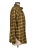Ann Taylor LOFT Plaid Gold Long Sleeve Button-Down Shirt Size M - photo 4
