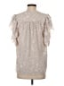 Anna Cate 100% Polyester Gray Short Sleeve Blouse Size S - photo 2