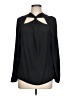 Assorted Brands 100% Polyester Black Long Sleeve Blouse Size L (estimated) - photo 1