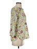 Milano 100% Polyester Yellow 3/4 Sleeve Blouse Size S - photo 4