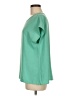 2 Hearts Green Short Sleeve Blouse Size M - photo 5