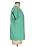 2 Hearts Green Short Sleeve Blouse Size M - photo 4