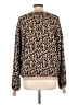 Love Token Animal Print Brown Pullover Sweater Size L - photo 2