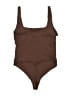 Popilush Solid Brown Bodysuit Size XXL - photo 2