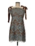 Adelyn Rae 100% Polyester Paisley Brown Cocktail Dress Size M - photo 1