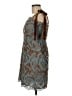 Adelyn Rae 100% Polyester Paisley Brown Cocktail Dress Size M - photo 5