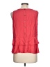 Ann Taylor LOFT Red Sleeveless Blouse Size L - photo 2