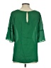 Ann Taylor Green 3/4 Sleeve Blouse Size S - photo 2