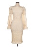 SNDYS. 100% Polyester Ivory Cocktail Dress Size 12 - photo 1
