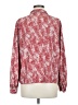 Topshop 100% Polyester Red Long Sleeve Blouse Size 8 - photo 2