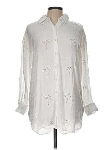 Blue Island Long Sleeve Button-Down Shirt (view 1)