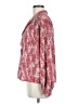 Topshop 100% Polyester Red Long Sleeve Blouse Size 8 - photo 5