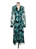 MICHAEL Michael Kors 100% Polyester Teal Cocktail Dress Size S - photo 1