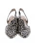 Cole Haan Animal Print Gray Ivory Heels Size 9 1/2 - photo 2