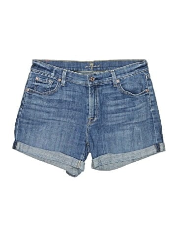 7 For All Mankind Denim Shorts (view 1)