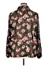 Torrid Floral Black Long Sleeve Blouse Size 1X Plus (1) - photo 2