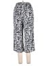 Woman Within 100% Rayon Animal Print Silver Black Casual Pants Size 16w - photo 2