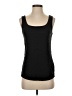 Caslon 100% Cotton Black Tank Top Size S - photo 1