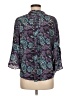 41Hawthorn 100% Polyester Paisley Purple 3/4 Sleeve Blouse Size M - photo 2