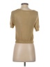 Leith Gold Short Sleeve Top Size S - photo 2