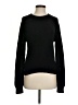 Autumn Cashmere 100% Cotton Solid Black Pullover Sweater Size S - photo 1