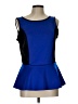 Bisou Bisou Blue Sleeveless Top Size L - photo 1